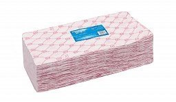 Антисептики, салфетки и перчатки:  White Line -  Полотенце большое White line 45*90 пачка розовый спанлейс (50шт)