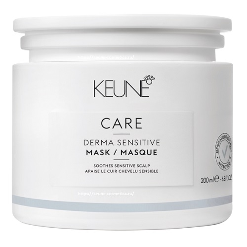 Маски для волос:  KEUNE -  Маска для чувствительной кожи головы Derma Sensitive Mask (200 мл)