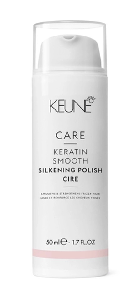 Несмываемые кремы для волос:  KEUNE -  Крем Шелковый глянец с кератиновым комплексом Keratin Smooth Silk Polish  (50 мл)