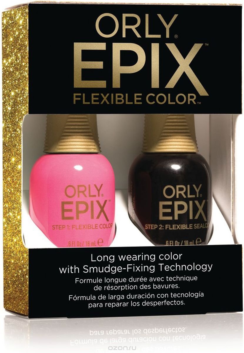 Подарочные наборы гелей и лаков:  702 Набор EPIX Эластичное цвет. покр. д/ногтей - Know Your Angle (24800 и 29903) 18 мл 2 шт.