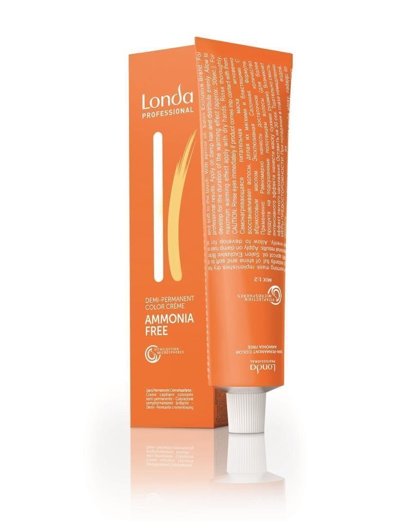 Краски для интенсивного тонирования:  Londa Professional -  Ammonia Free - интенсивное тонирование волос 2/0 Черный (60 мл)