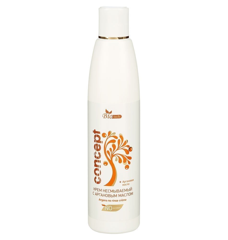 Несмываемые кремы для волос:  Concept -  Крем для волос несмываемый с аргановым маслом Argana no rinse creme conditioner (250 мл)